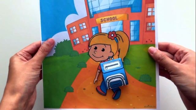 Поделки из бумаги для детей "Назад в школу" Аппликации своими руками смотреть онлайн