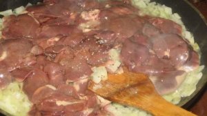 Пирожки с куриной печенью