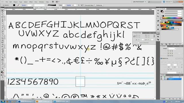 Illustrator  FontLab Tutorial Setting Up Illustrator To Work With FontLab Em Square