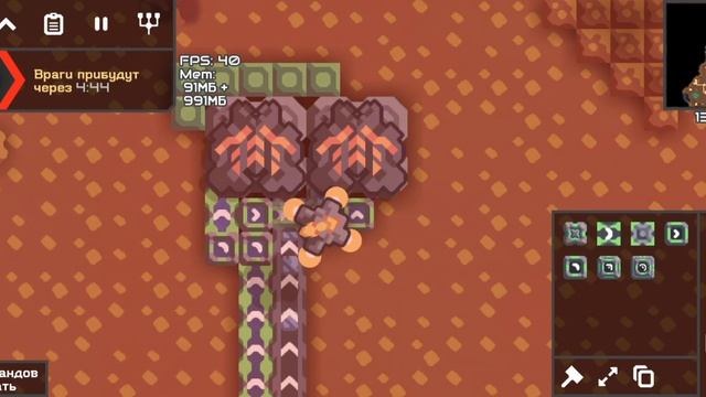 Начало захвата "Осада" | #41 кампания Mindustry. смотреть онлайн