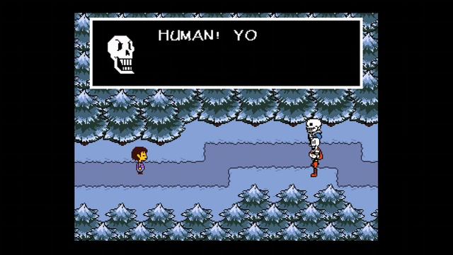 Undertale: Meeting Sans and Papyrus! смотреть онлайн