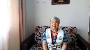 Песня кударинских бурят. Поёт Мосорова Екатерина Михайловна, 79 лет. С. Корсаково.