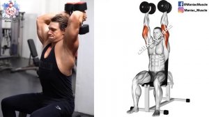 DUMBBELLS TRICEPS EXERCISES AT HOME - Muscle Maniac