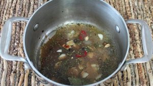 Маринованный виноград с горчицей
