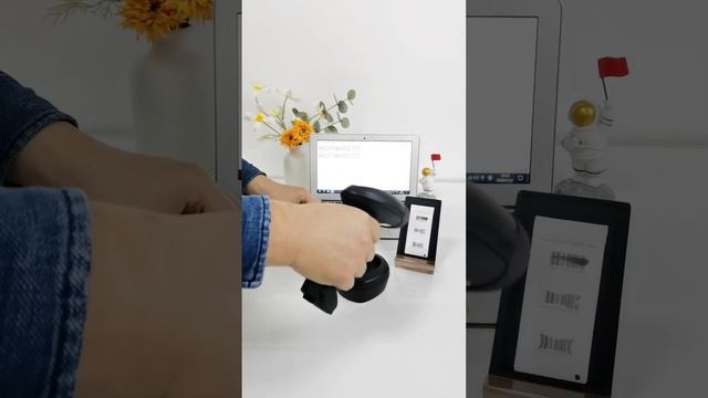 AiGather wireless 2d barcode scanner with cradle