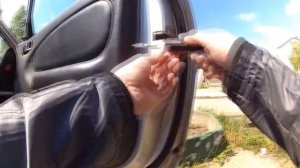 Снятие обшивки двери Ровер// door trim removal Rover