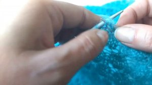 Лайфхак.  Как провязать 5 петель вместе. Вязание спицами. Пригодится всем.