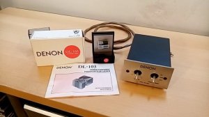 Denon AU-320 Step Up Transformer and Denon Dl103 phono cartridge. Classic combination.