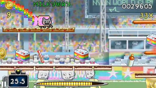 Няшное чудо. Игра "Nyan Cat: Lost ln Space" смотреть онлайн