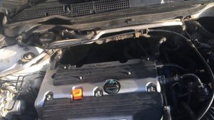 Работа двигателя K20A после регулировки клапанов. Honda Accord CL7.