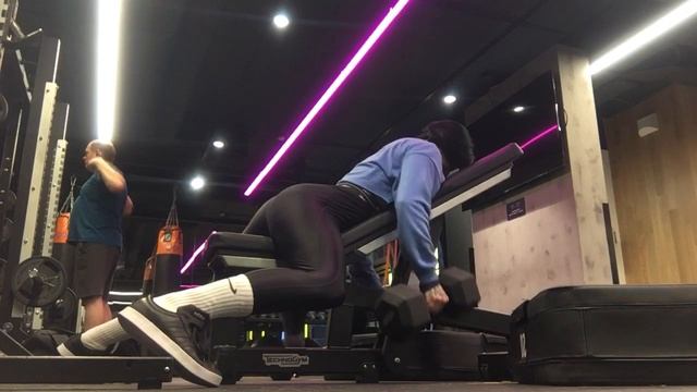 HFT2.Д3.2.Тяга гантелей к поясу по 22кгх12 (17.07.21) смотреть онлайн