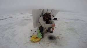 Парактика по ловле зимнего леща на Маныче.  Часть первая. Юрий Философ 2016 год