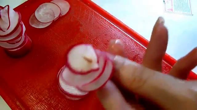 Цветы из редиски к праздничному столу. смотреть онлайн