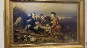 Картина Охотники на привале