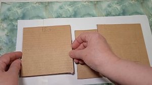 Подарочная коробка своими руками. Поделка из картона.