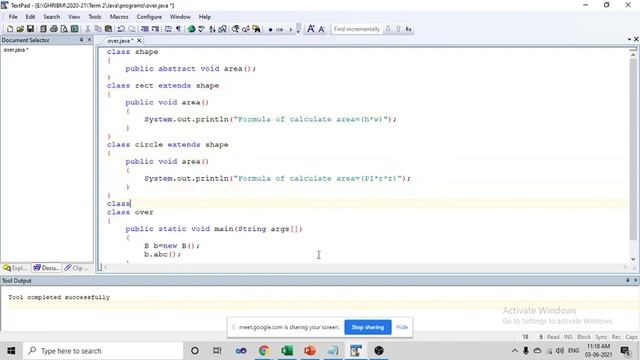 038 Abstract Method and Abstract Class in Java
