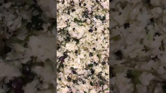 Салат с микрозеленью