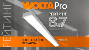 Как производится светодиодный линейный светильник ДПО01 ЛАЙНЕР ПРЕМИУМ от компании WOLTA®