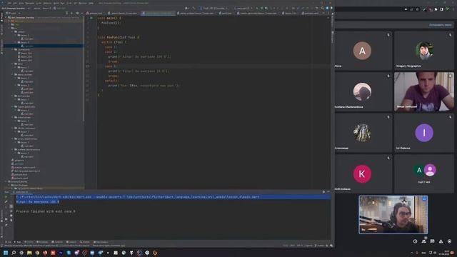 Dart уроки для начинающих #4 - IDEA hotkeys, if-else, switch, callback, enum смотреть онлайн