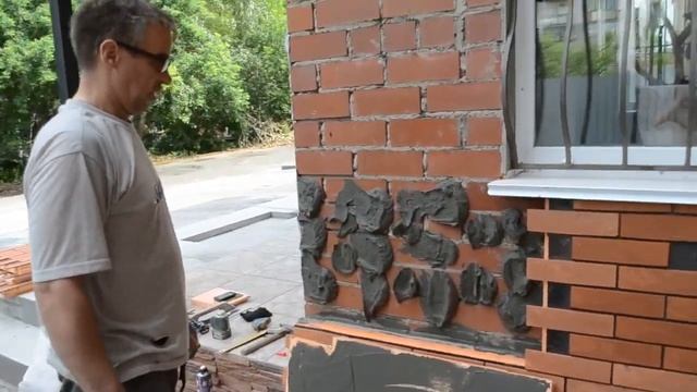 Монтаж фасадных панелей "Кирпичный Шпон" смотреть онлайн
