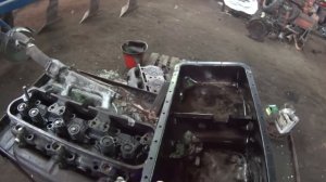 Началось в колхозе утро 3/13. Ставим ГБЦ ЯМЗ-236 на фторопласт.