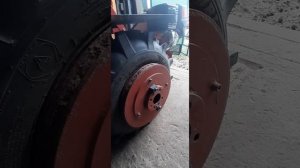 Самодельные, дополнительные  грузы (утяжелители) на колёса мотоблока мтз 09.