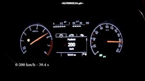 Opel Zafira 1.6 Turbo 200 hp acceleration 0-100 km/h, 0-200 km/h, 0-400 m, racelogic