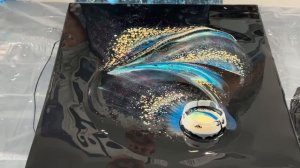 Disrupted Open Cup Pour~Open Cup Tutorial~Galaxy Pour Effects~Fluid Art~Acrylic Pouring~247