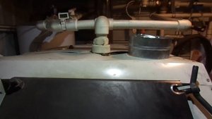 Топка твёрдотопливного котла длительного горения Неделька до заполнения топки