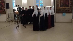 Благословен еси Господи. Тропари по непорочнах. Знаменный распев.