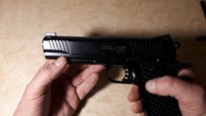 Обзор пневматического пистолета Stalker STCT (Kimber Warrior, Colt 1911) калибр 4,5 мм BB. Отстрел