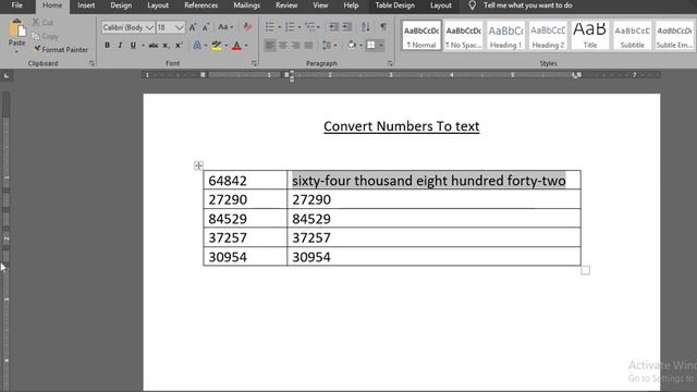 How To Convert Numbers To Text In Word Document _Quick_and_Easy