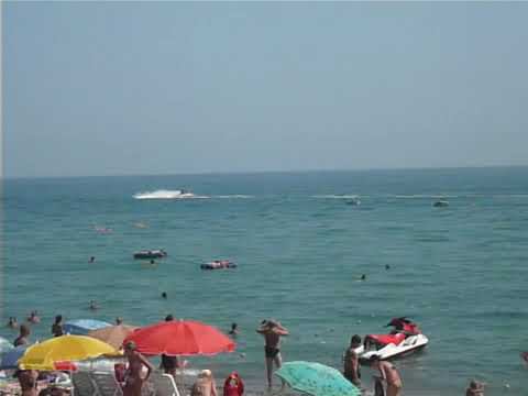 Дрифт на моторке вдоль побережья Чёрного моря (24.07.08)