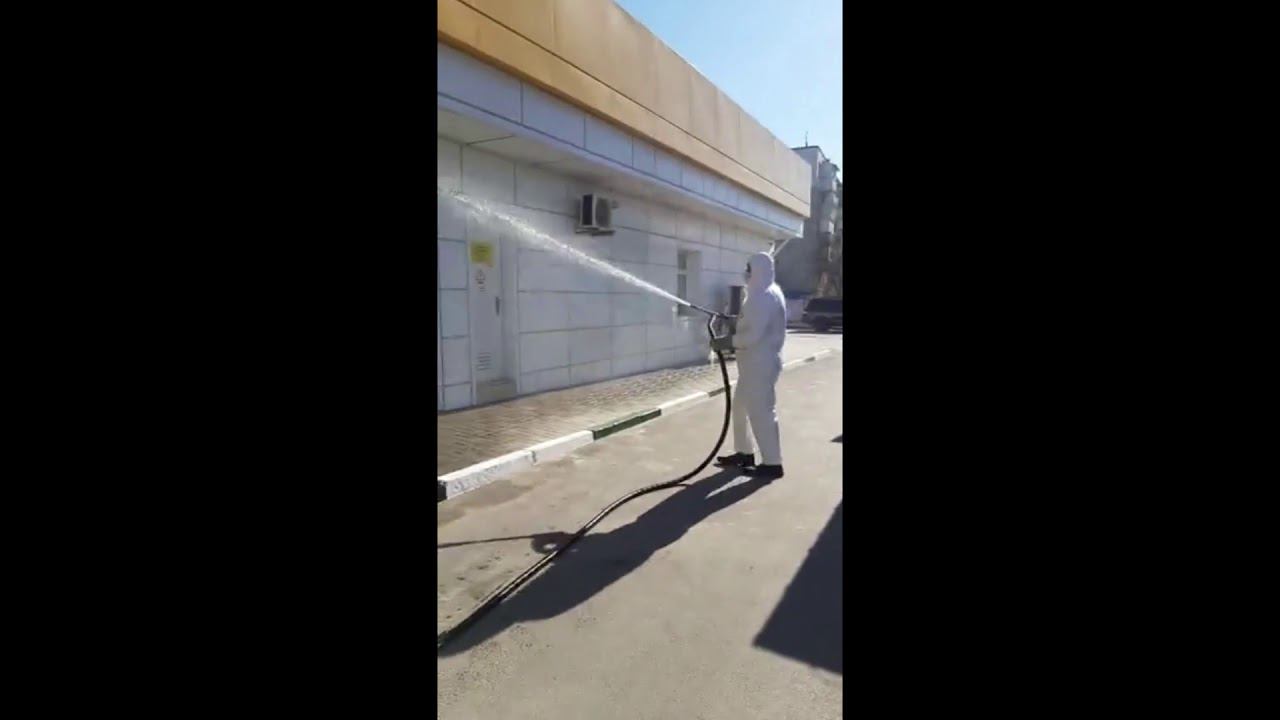 В Керчи началась санобработка улиц смотреть онлайн