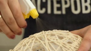 Как сделать снеговика из ниток своими руками