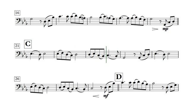 Song From a Secret Garden - Cello (Sheet Music) смотреть онлайн