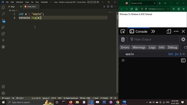 What is ECMAScript | Modern JavaScript Introduction | Let & Const Keyword