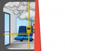 Правила поведения при возникновении пожара в автобусе.