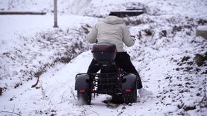 ? Разносим ТРЕХКОЛЕСНЫЙ электрический ЭЛЕКТРОСКУТЕР ?трицикл city coco трайк зимой off-road заезд