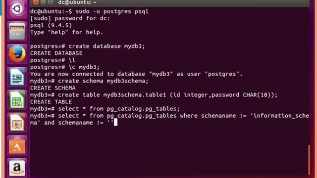 Postgresql tutorial 001:create database,schema,Insert,delete,drop,truncate смотреть онлайн