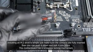 How to Install Samsung 980 PRO M.2 Internal SSD On ASUS TUF Gaming Z790-Plus Motherboard