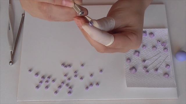 DIY|Как сделать цветы сирени из полимерной глины/How To Make Lilac Flowers From Polymer Clay