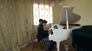 Суровенков Н.В. и Копосов Г.В. Фортепианный ансамбль. С.В. Рахманинов "Романс"