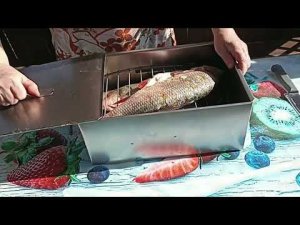 Лещ и язь горячего копчения в самой дешовой коптильне