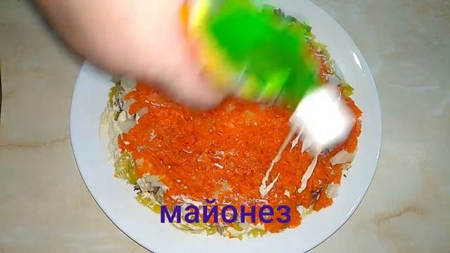 Салат "МИМОЗА" классический рецепт оочень вкусный и слоеный