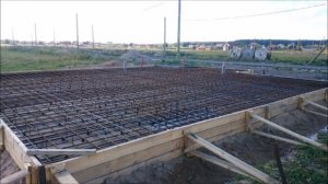 СТРОИМ ДОМ ИЗ ГАЗОБЕТОНА. Фундамент монолитная плита. Этапы. Слайдшоу.