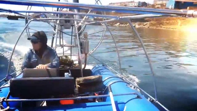 аэробот своими руками( первые ходовые испытания) смотреть онлайн