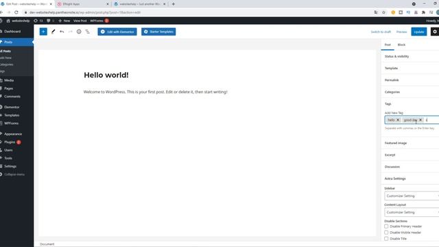How to Add Tags to Wordpress Website (Easy 2021) смотреть онлайн