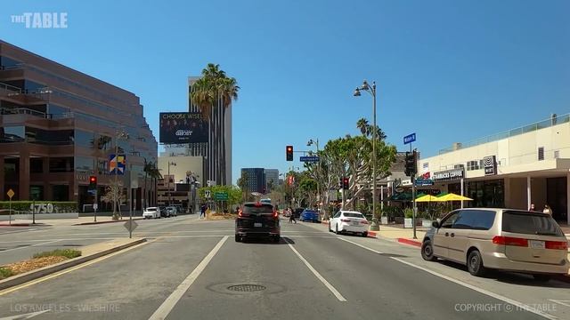 [4K] Driving Los Angeles - Wilshire Boulevard, Skyscrapers in Los Angeles, California, USA, 4K UHD смотреть онлайн
