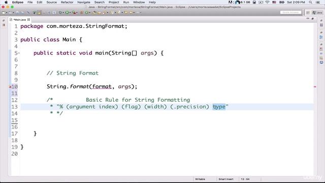 57. String Formatting In Java   Part1 | Learn Java Tutorials For Beginners |